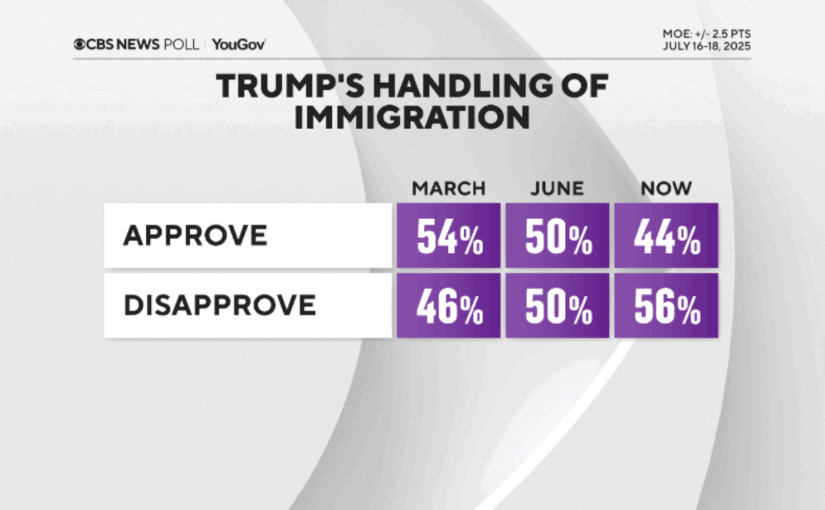 The More Americans Witness Trump’s Ugly Mass Deportation Agenda, The More They Hate It